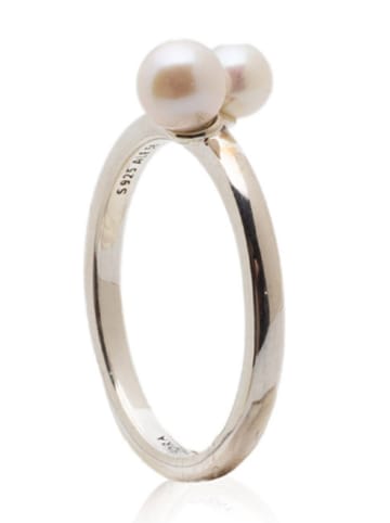 Pandora Silber-Ring mit Edelsteinen und Perle