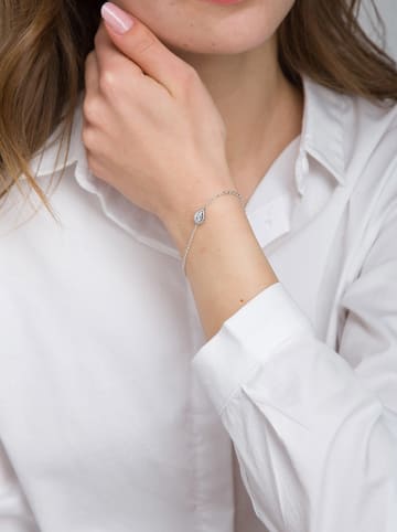 Pandora Silber-Armkette mit Edelsteinen