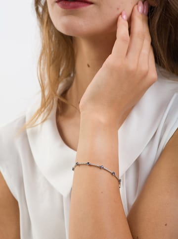 Pandora Silber-Armkette mit Edelsteinen und Kristallen