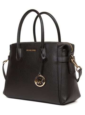 Michael Kors Leder-Henkeltasche in Schwarz - (B)30 x (H)23 x (T)10 cm