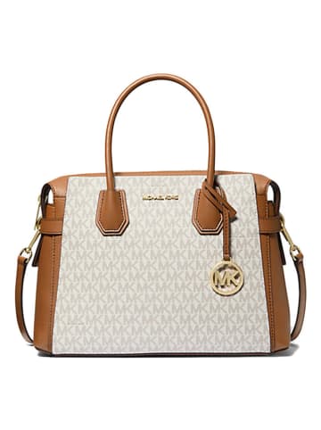Michael Kors Henkeltasche in Creme/ Camel - (B)30,5 x (H)24 x (T)14 cm