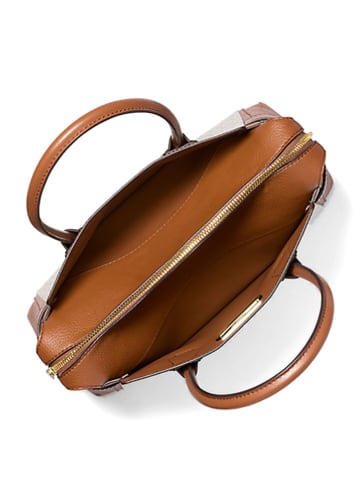 Michael Kors Henkeltasche in Creme/ Camel - (B)30,5 x (H)24 x (T)14 cm