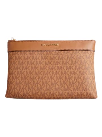 Michael Kors Skórzana torebka w kolorze karmelowym - 39 x 27 x 13 cm