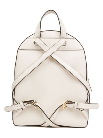 Michael Kors Skórzany plecak w kolorze kremowym - 22 x 30 x 11 cm