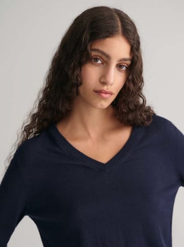 Gant Sweter w kolorze granatowym