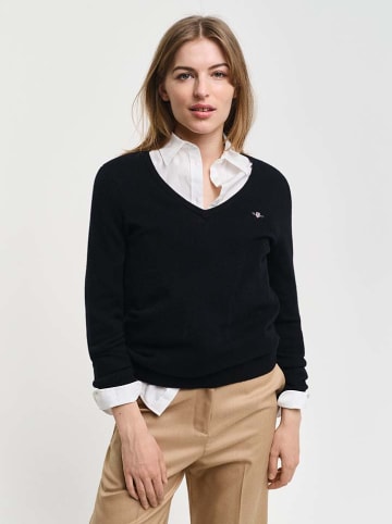 Gant Wollpullover in Schwarz