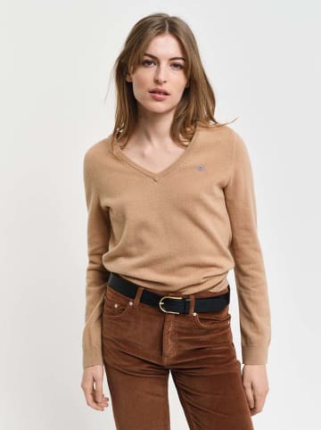 Gant Wollen trui camel