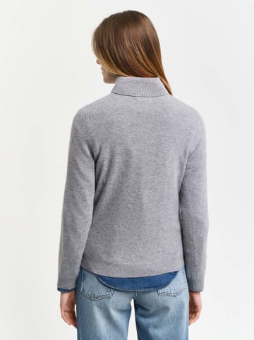 Gant Wollen coltrui grijs
