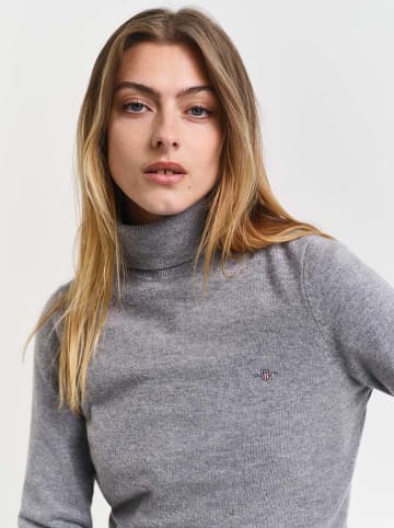 Gant Wollen coltrui grijs