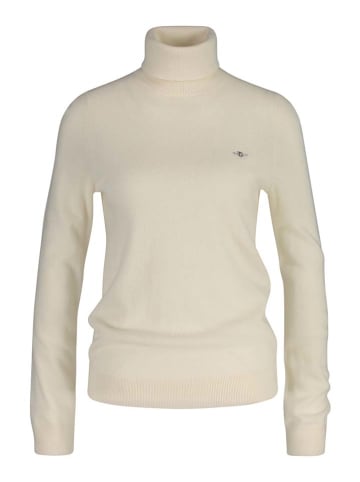 Gant Wollrollkragenpullover in Sand