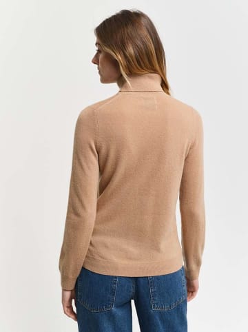 Gant Wollrollkragenpullover in Camel