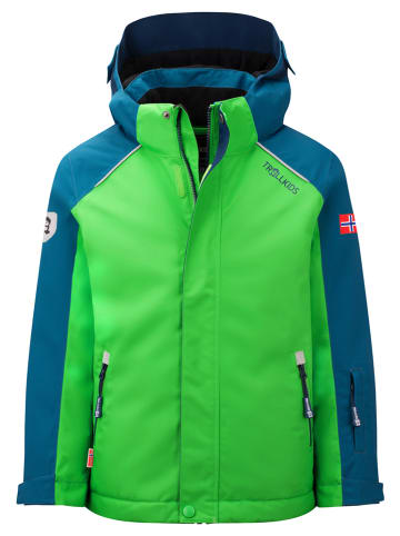 Trollkids Ski-/ Snowboardjacke "Holmenkollen" in Grün