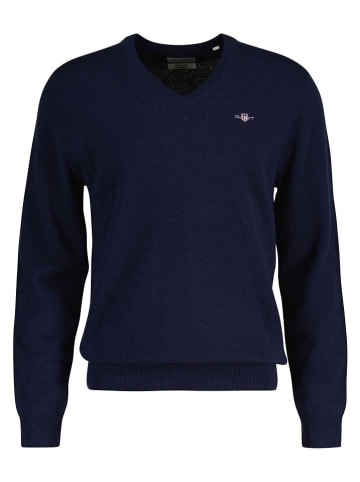 Gant Wollen trui donkerblauw