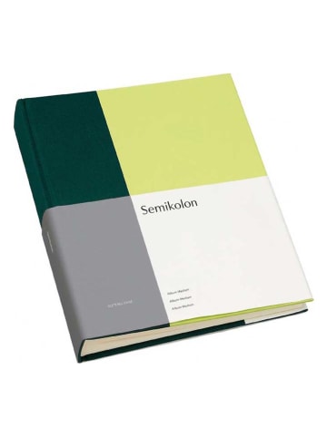 Semikolon Fotoalbum in Grün - (L)25,5 x (B)21,1 cm