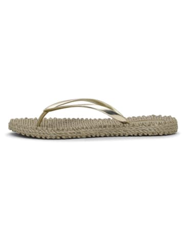 Ilse Jacobsen Teenslippers goudkleurig