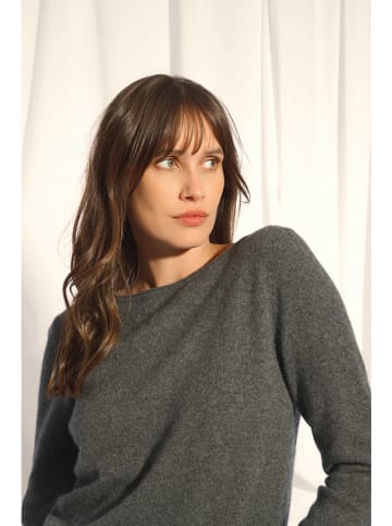 Just Cashmere Kaschmir-Pullover "Grace" in Anthrazit