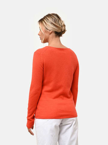 Just Cashmere Kaschmir-Pullover "Vivian" in Orange