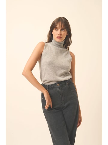 Just Cashmere Kaschmir-Pullunder "Violet" in Beige