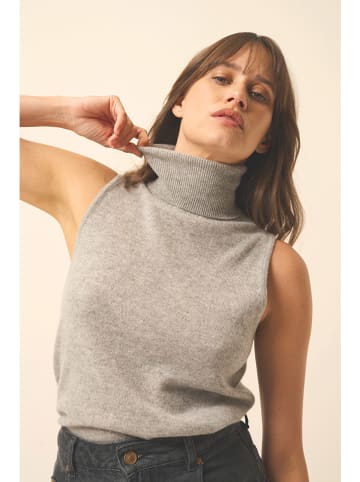 Just Cashmere Kaschmir-Pullunder "Violet" in Beige