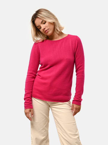 Just Cashmere Kaszmirowy sweter "Grace" w kolorze różowym