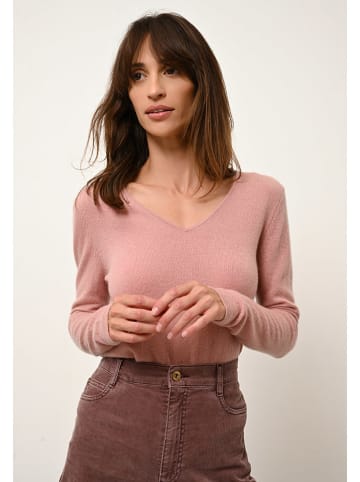 Just Cashmere Kaszmirowy sweter "Joan" w kolorze jasnoróżowym