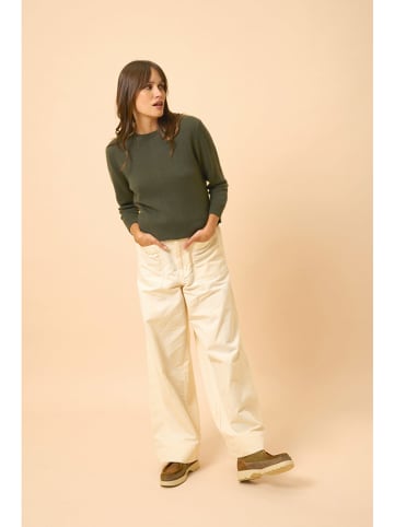 Just Cashmere Kaschmir-Pullover "Janice" in Dunkelgrün