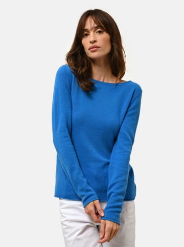 Just Cashmere Kaschmir-Pullover "Grace" in Blau