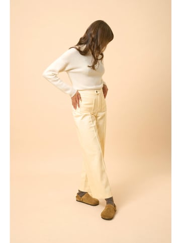 Just Cashmere Kaschmir-Pullover "Blantyre" in Creme