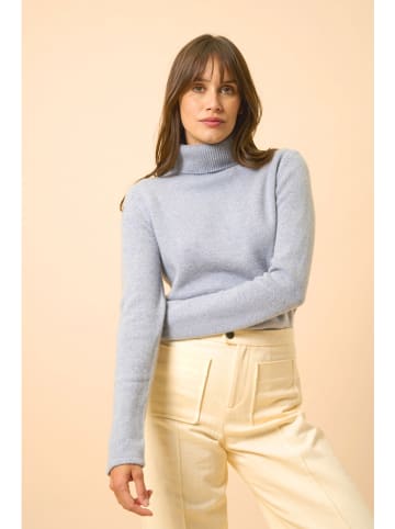 Just Cashmere Kaschmir-Rollkragenpullover "June" in Hellblau