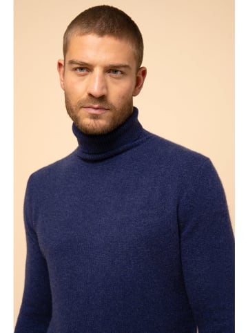 Just Cashmere Kaszmirowy golf "Sacha" w kolorze granatowym