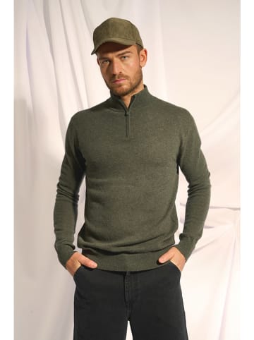 Just Cashmere Kaschmir-Rollkragenpullover "Bradley" in Grün