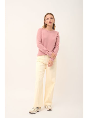 Just Cashmere Kaszmirowy sweter "Jane" w kolorze jasnoróżowym