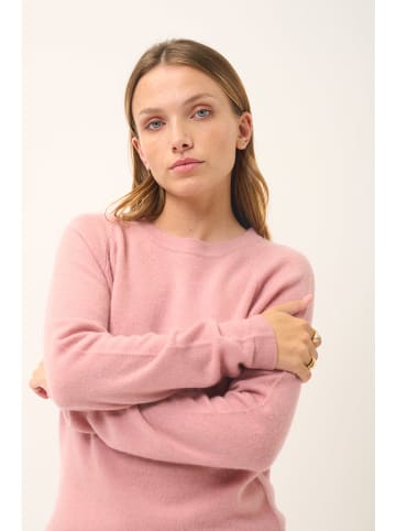 Just Cashmere Kaszmirowy sweter "Jane" w kolorze jasnoróżowym