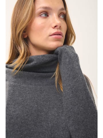 Just Cashmere Kaszmirowy sweter "Blantyre" w kolorze antracytowym
