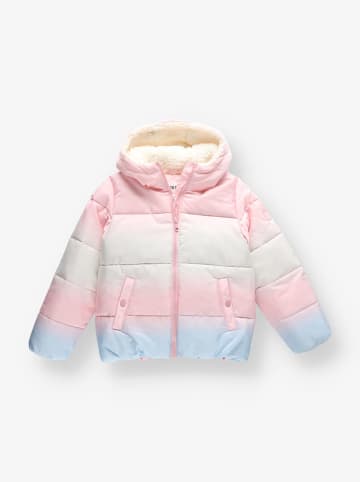 Steve Madden Winterjacke in Rosa/ Weiß/ Hellblau