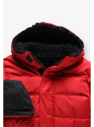 FREE COUNTRY Wende-Winterjacke in Rot/ Schwarz