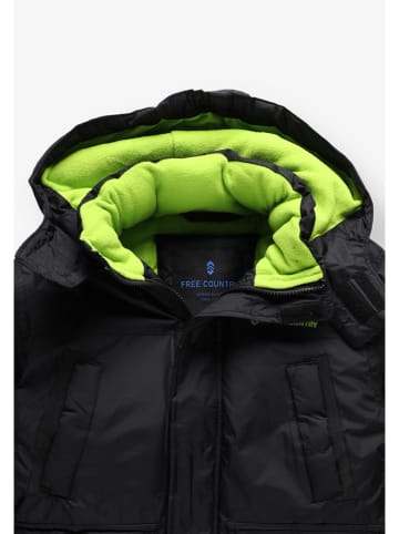 FREE COUNTRY Winterjacke in Schwarz