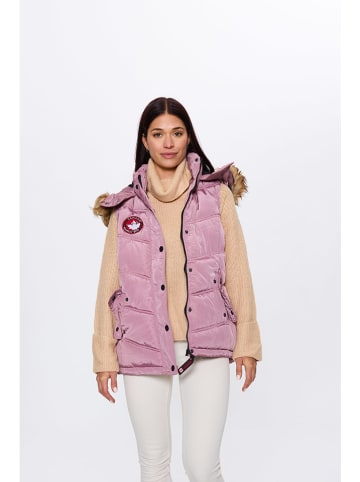 CANADA weather gear Doorgestikte bodywarmer lichtroze