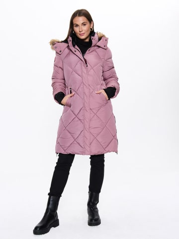 CANADA weather gear Płaszcz zimowy w kolorze jasnoróżowym
