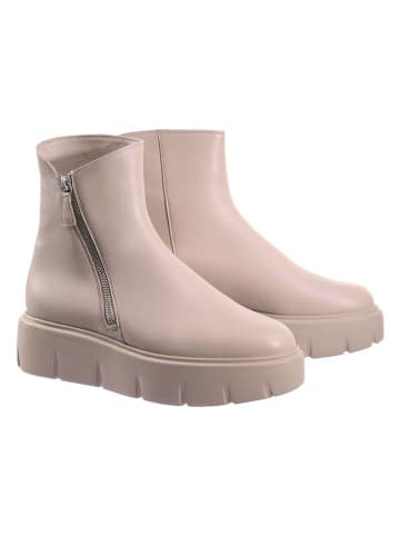 Högl Leder-Boots "Travis" in Creme