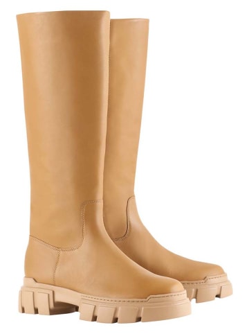 Högl Leder-Stiefel "James" in Hellbraun