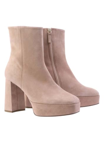 Högl Leren enkellaarzen "Nora" beige