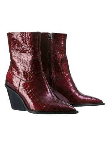 Högl Leder-Stiefeletten in Rot