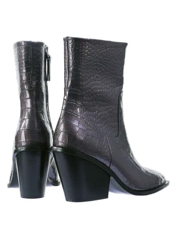 Högl Leder-Stiefeletten in Schwarz