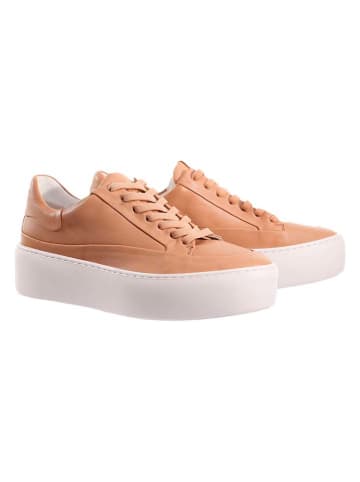 Högl Leren sneakers "Illusion" lichtbruin