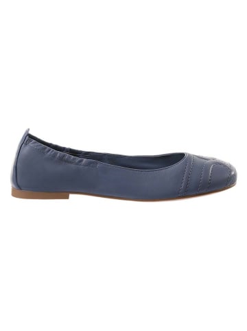 Högl Leren ballerina's "Daisy" donkerblauw