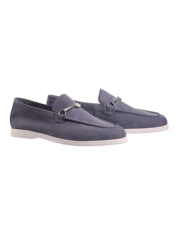 Högl Leder-Slipper "Joe" in Blau