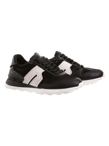 Högl Leder-Sneakers "Tony" in Schwarz/ Weiß