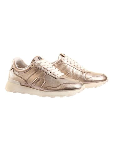 Högl Leder-Sneakers "Tony" in Gold