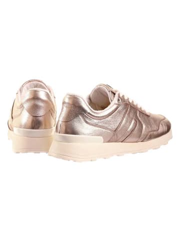 Högl Leder-Sneakers "Tony" in Gold